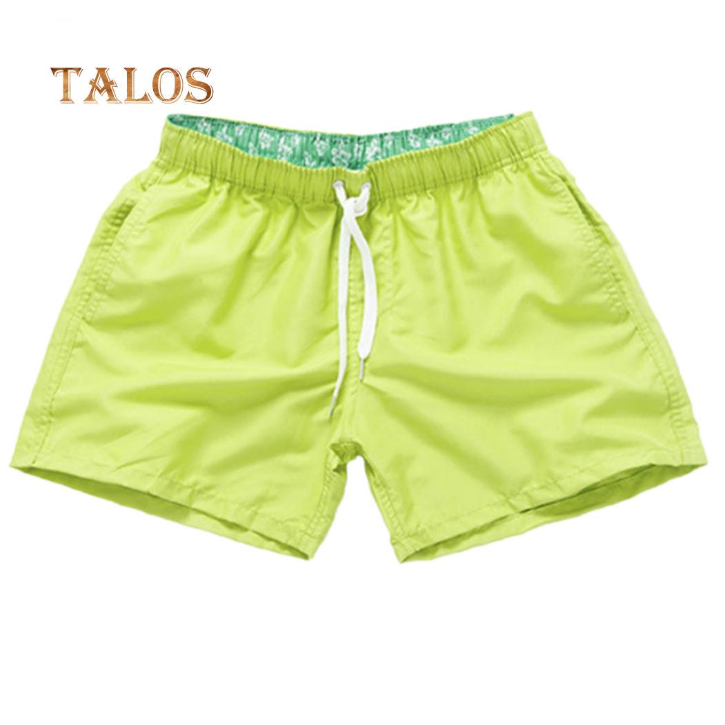 

Мужские летние пляжные шорты со шнурком XXL флуоресцентный желтый