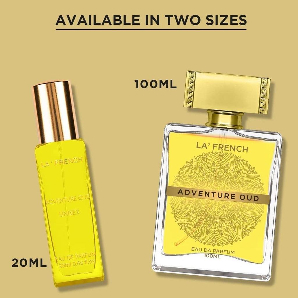 La French Oudh Perfume Gift Set 4x20ml | Extra Long Lasting Oud Perfume Scent | Eau De Parfum