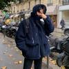 Lamb Fleece Jacket Men's Winter Thickened Polar Fleece Cotton Coat Korean Style Loose Trendy Cotton Coat Versatile Cotton Jacket