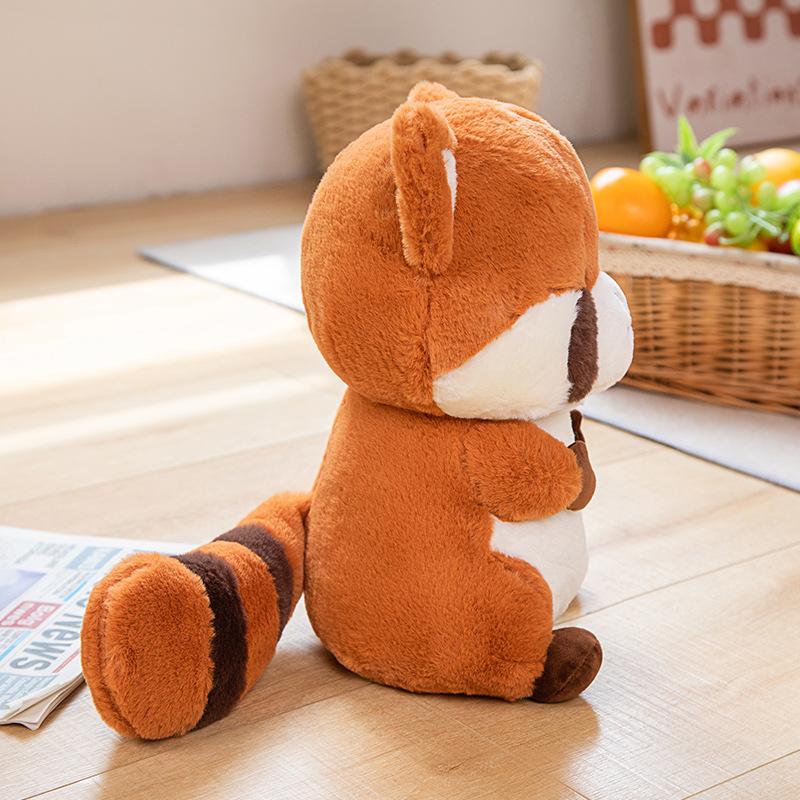 1pc 35cm Plush Raccoon Plush Toys Lovely Raccoon Pillow Stuffed Soft Animal Cushion Nice Birthday Christmas Gift for Girl
