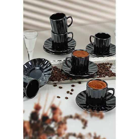 

Кофейный набор Keramika Metallic Brown Sirius, 12 предметов, на 6 персон