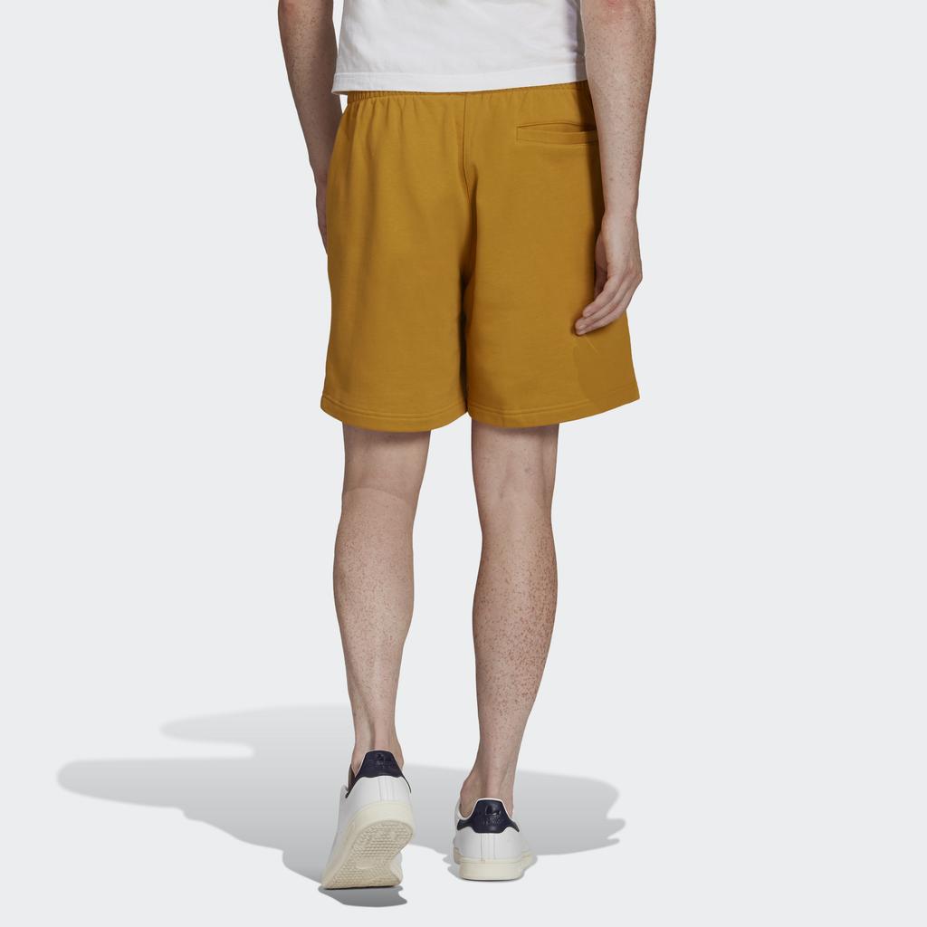 Adidas Originals Clover C Logo Solid Track Shorts Men Shorts Gold HF6365