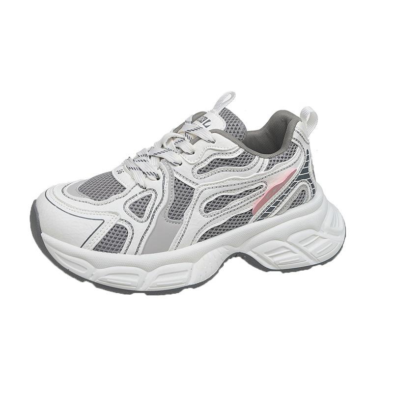 Sports Shoes Women Sneakers  Spring New Style, Thick Sole Height Increasing, Versatile And Walking Shoes Casual Sports Shoes