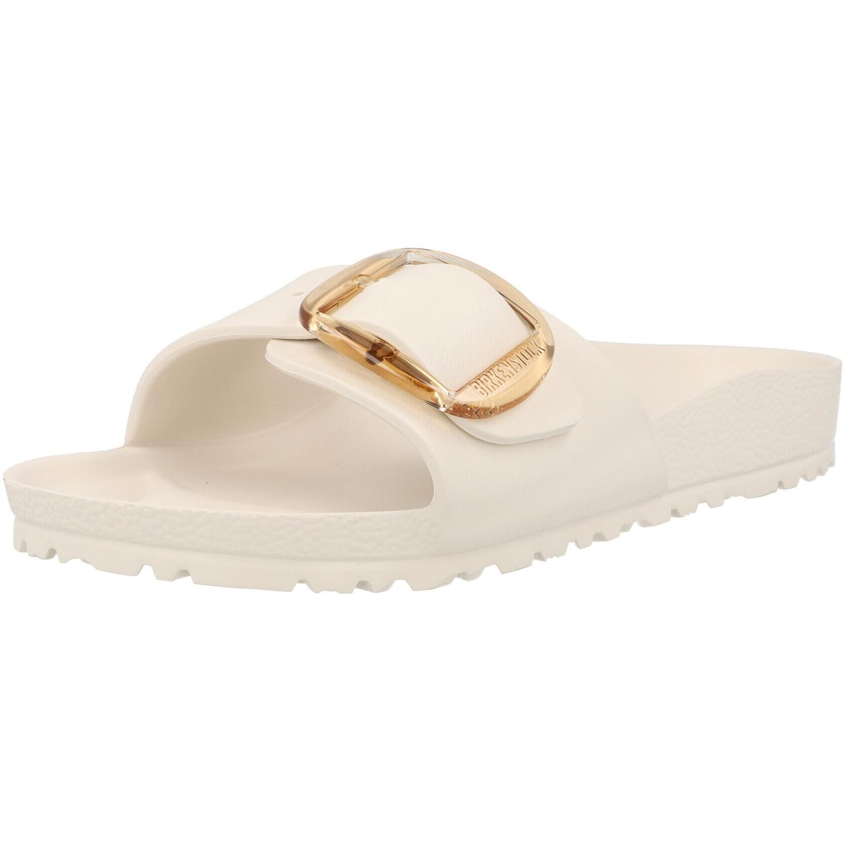

Birkenstock Madrid Big Buckle EVA Eggshell Sports Size White Sandals, Women s, 24.5, белый