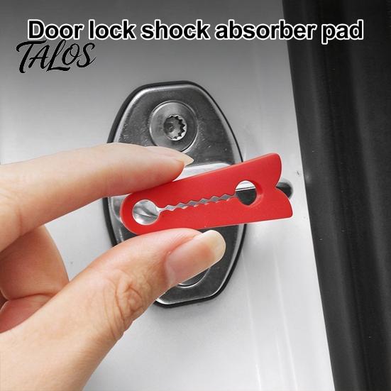 Amortiguador de Impacto para Puerta de Coche 4 Piezas Amortiguador Universal para Coche, Almohadilla de Aislamiento Acústico, Protección Anti-Choque Autoadhesiva para la Mayoría de Vehículos, Silicona