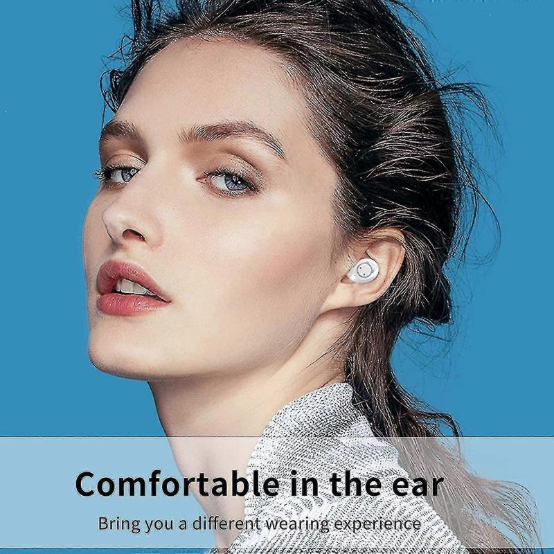 Kabellose Panda Touch Bluetooth-Ohrhörer mit Ladebox, 36 Stunden Wiedergabezeit für iPhone und Android, kabellose Kopfhörer mit Mikrofon