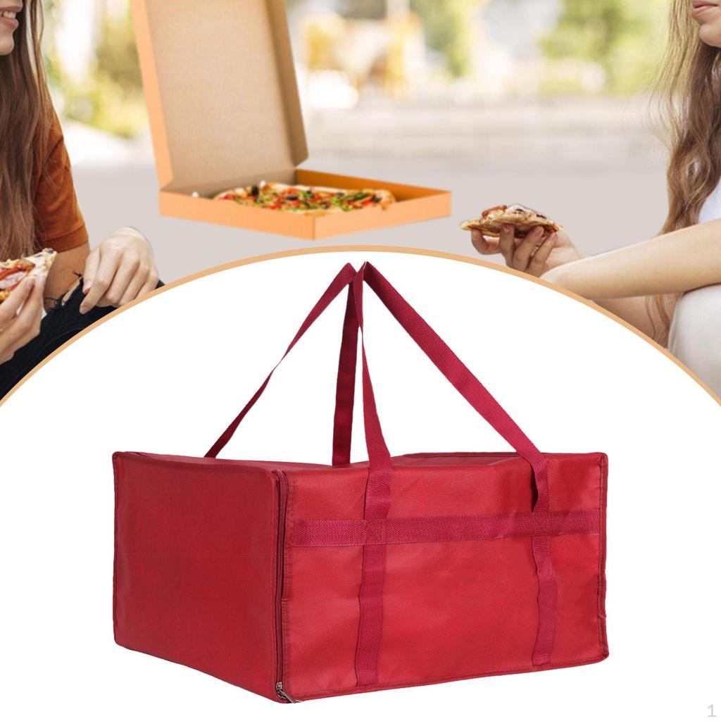 Catering Bag Food Insulated Removable Base Made of Sturdy Non-woven for Delivery Service Outdoor