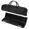 16 Hole Flute Bag Artificial Leather Black Flutes Case Box Musical Instrument Accessories