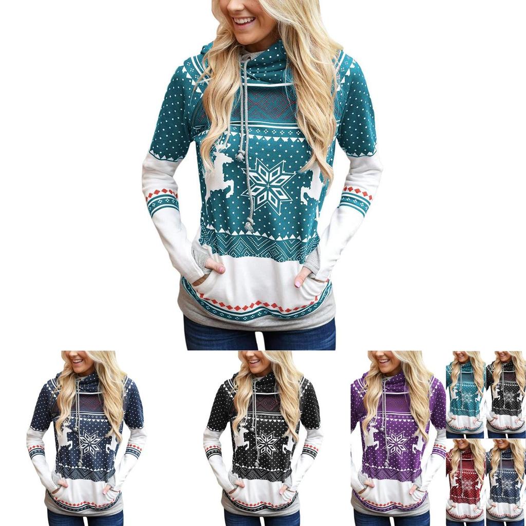 Premium Quality New Fashion Women Clothing Merry Christmas Letter Print T-shirt Long Sleeve
