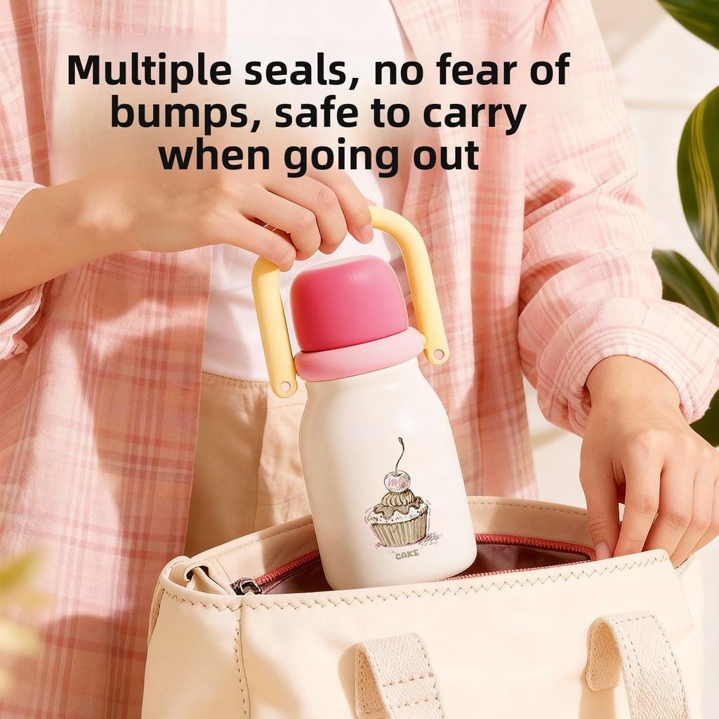 Cute Fruit Flask With Stainless Steel Inner And Capacity For Kids And Adults
