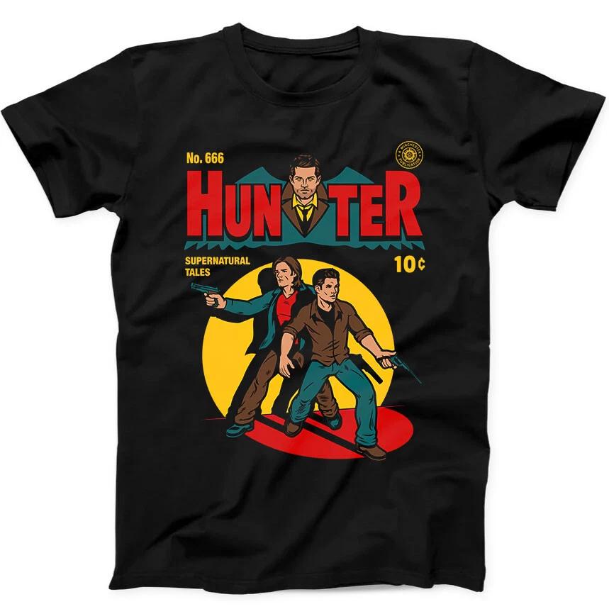 Hunter Comic Supernatural Best Seller Funny Retro Gift Tee T Shirt 4 S