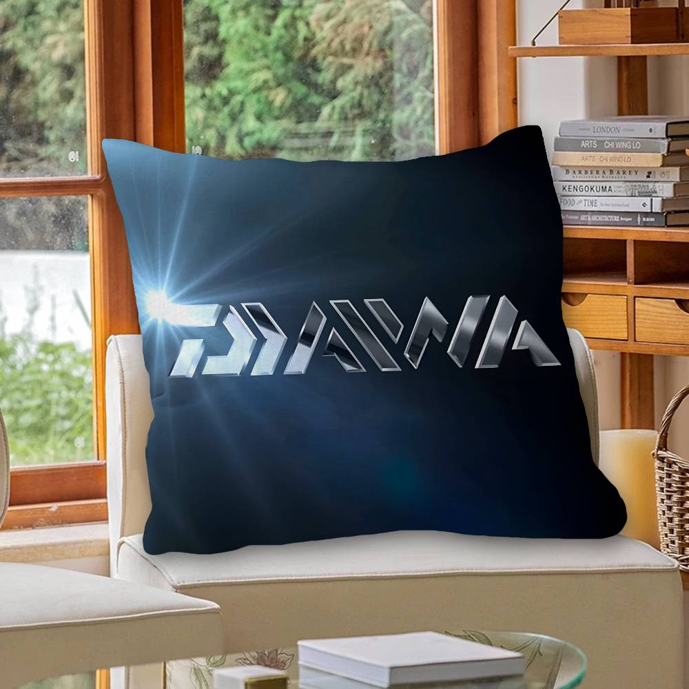 D-Daiwa-A F-FishingS LOGO Personalized Pillow Cover Kids Bedroom Wild Party Decor Pillowcase kid Birthday shower Gift