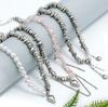 High sense elegant irregular CCB geometric love pendant necklace broken silver Choker party jewelry women