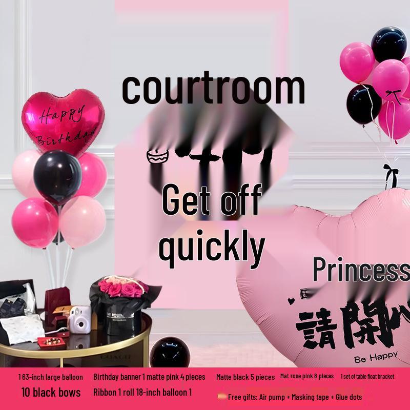 Extra Large Heart-Shaped Balloon for Women's Day, Festival, or Birthday Party Decoration