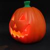 Halloween Lantern: Classic Plastic Led Pumpkin Decoration For Indoor Outdoor Party Home Decor, Powered Halloween