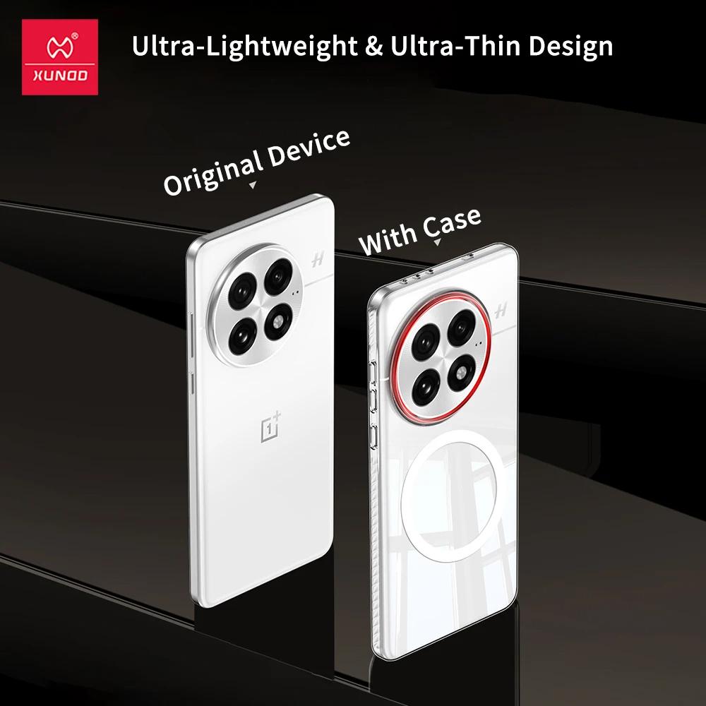Xundd For Xiaomi 15 Ultra Case Clear Transparent Casing Anti-Yellowing Phone Cover With Magnetic Ring