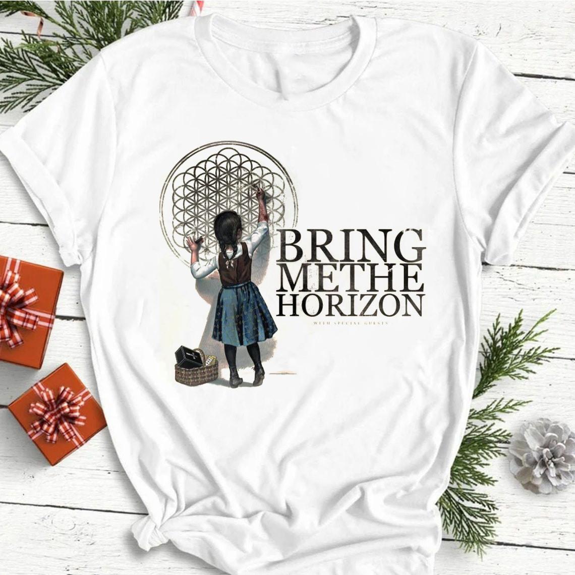 Sempiternal BRING ME THE HORIZON T-Shirt Unisex All size White Shirt A660 L