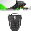Motorcycle Seat Bag with Expandable Seat Cowl and Divider Day Trip for Silver Capacity, 7.5-9L Capacity, Style, Water-Repellent Waterproof,