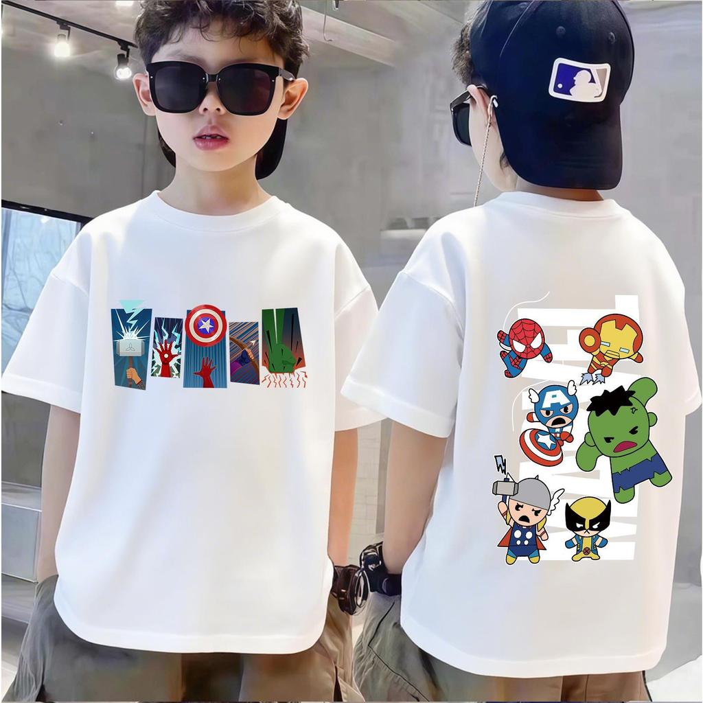 COD Fashionable and Cute Children's Clothing Cartoon Printed T-shirt