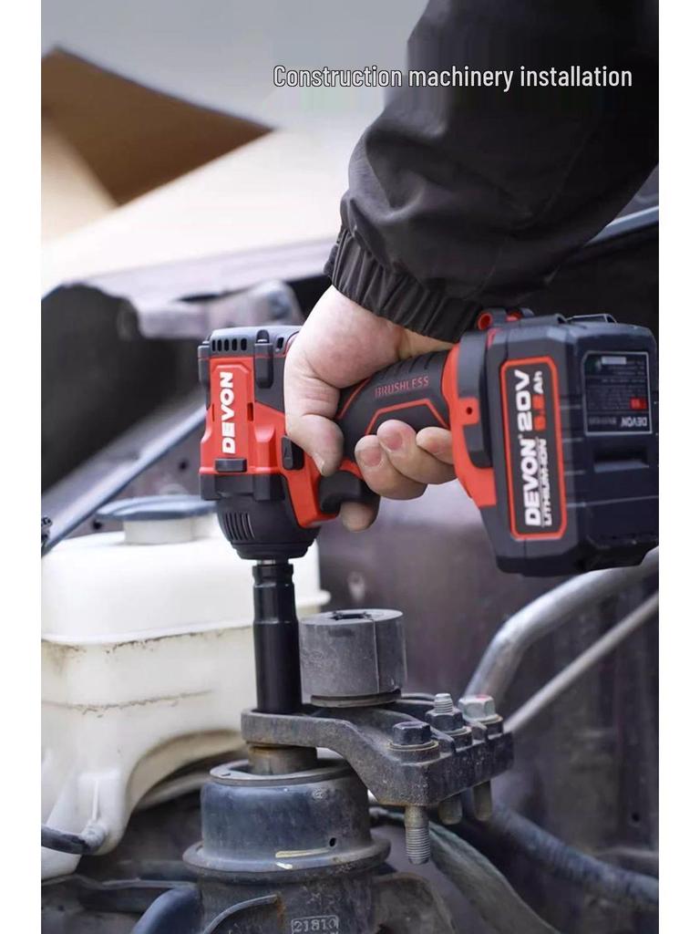 Dayou 5733 Electric Wrench - 350 Large Torque, Lithium Battery, Auto Repair Tire Impact Tool