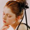Mellotory Ribbon See-through Hairpin (black)
