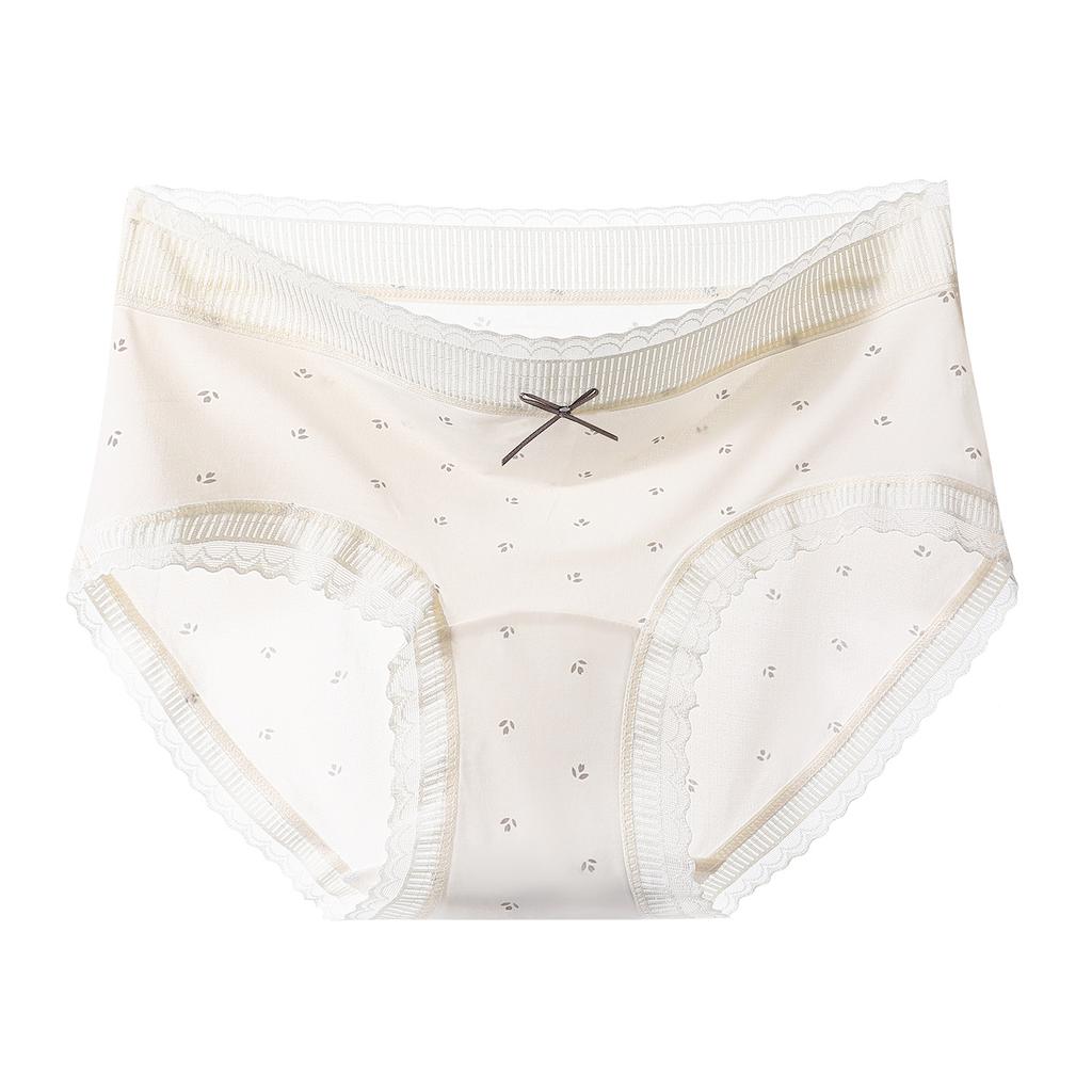 Damen Frühling und Sommer Neu Süß Frisch Dehnbar Baumwolle Unten Atmungsaktiv Slips