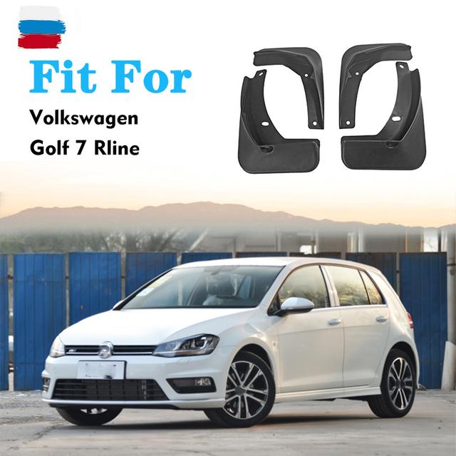 FOR Volkswagen VW Golf 7 MK7 Rline GTI Mudguards Fender Mudflaps Car Accessories Mud Flap Guards Splash Front Rear 4pcs Mudguard