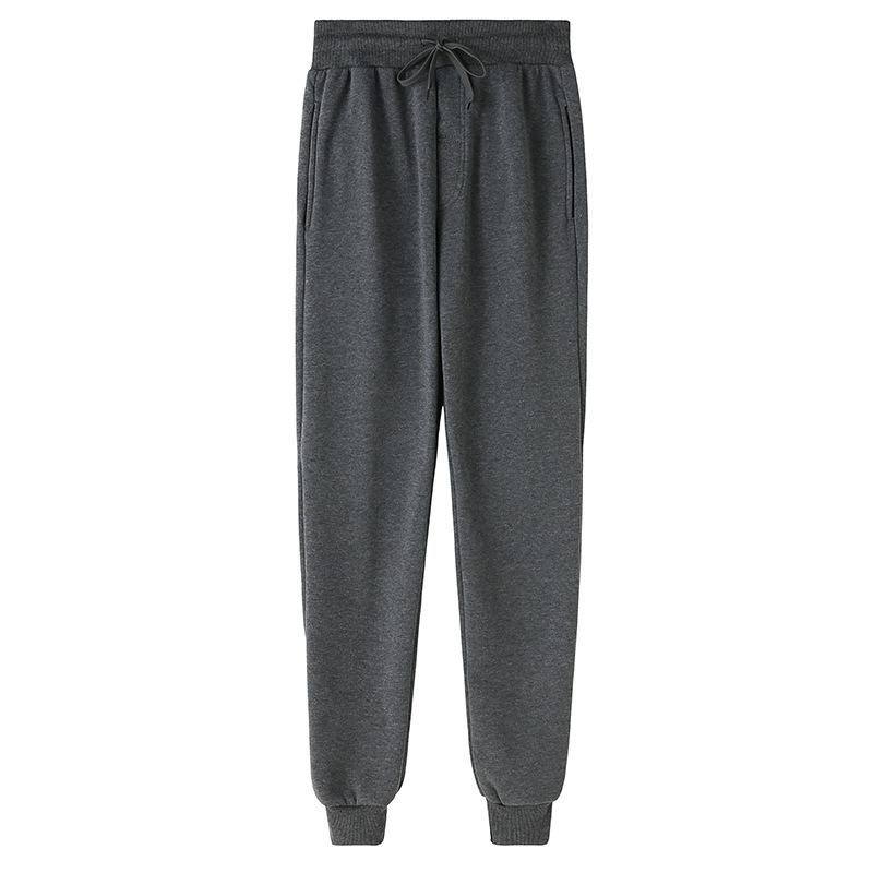 Men's Solid Color Sweatpants Joggers Autumn Winter Casual Loose Slacks Sports Streetwear Gym Sportswear