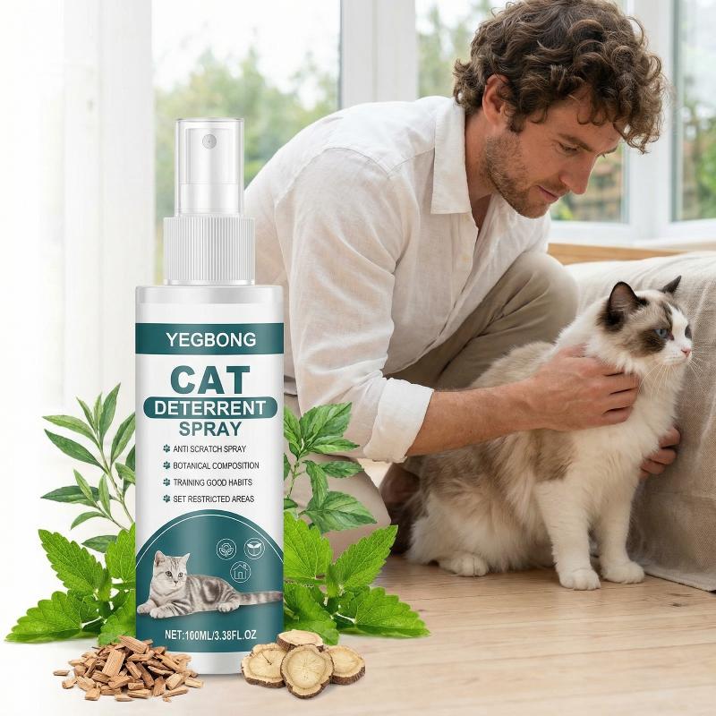 Yegbong 100Ml Pet Deterrent Spray For Cats Dogs Bitter Training Aid To Discourage Chewing Indoor Use To Furnitur