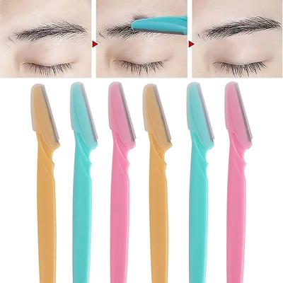 6 ks/Sada Zastřihovač Obočí Odstraňovač Ochlupení Obličeje a Těla Nůžky Žiletka na Obočí Holicí Strojek Tvarovač Nástroj pro Tvarování Obočí Make-up na Obličej