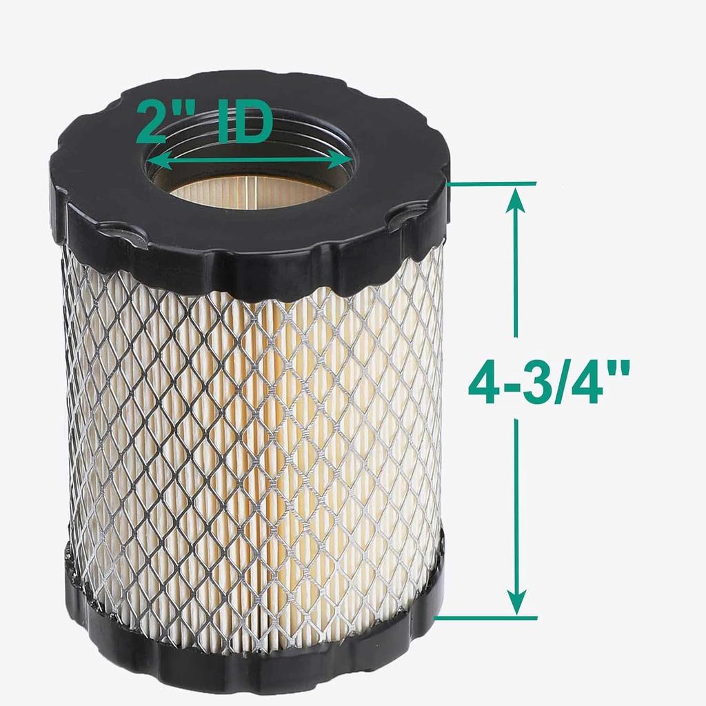 MIU13120 Air Filter, for 798897 592496 794935 653412 Air Filter, Compatible with John Deere LG269 Lawn Mower Air Cleaner Maintenance Kit