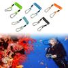Antilost Rope Lanyard Underwaters Spring Coiled Camera Clip for Dive Light