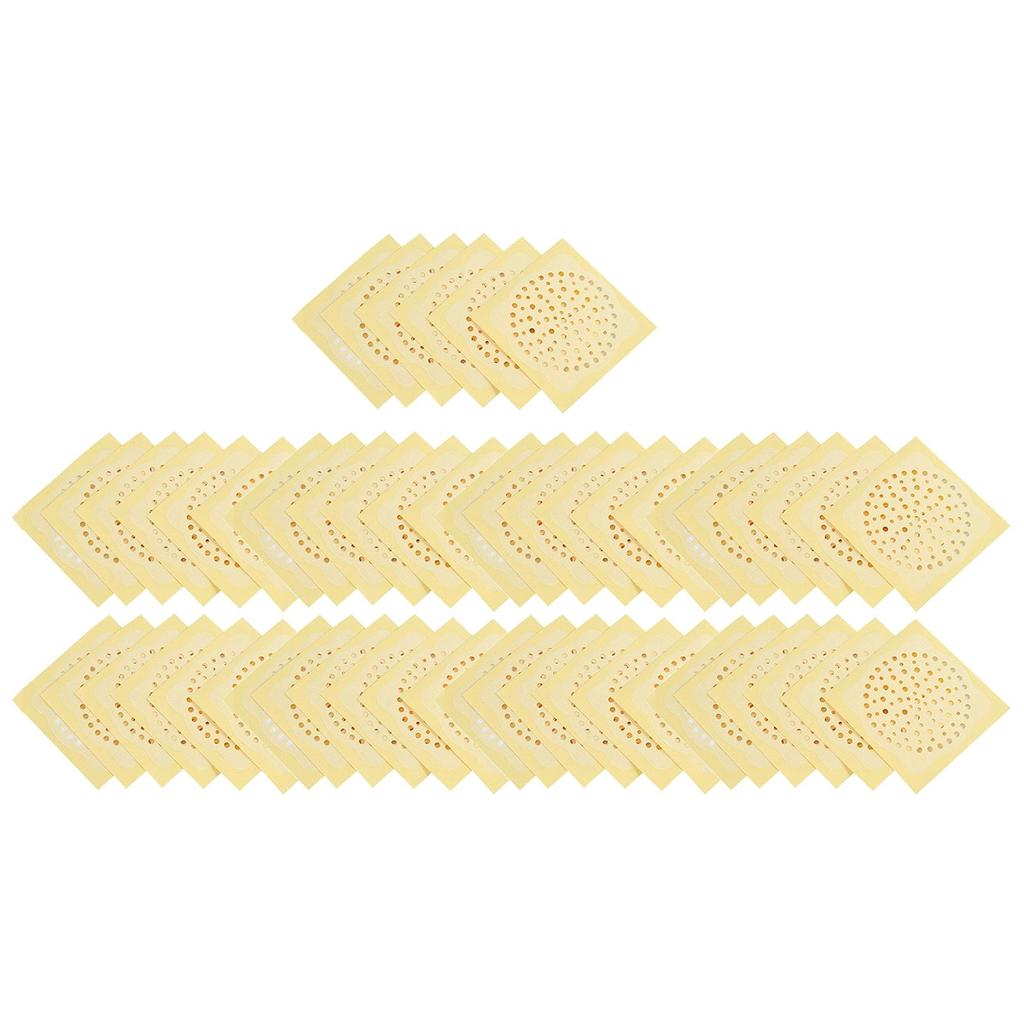 50x Shower Drain Strainer Stickers Sink Disposable for 10cmx10cm