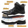 Rotating Button Safety Boots Work Shoes Men Steel Toe Shoes Puncture-Proof Indestructible Shoes Work Sneakers Wear Resistant