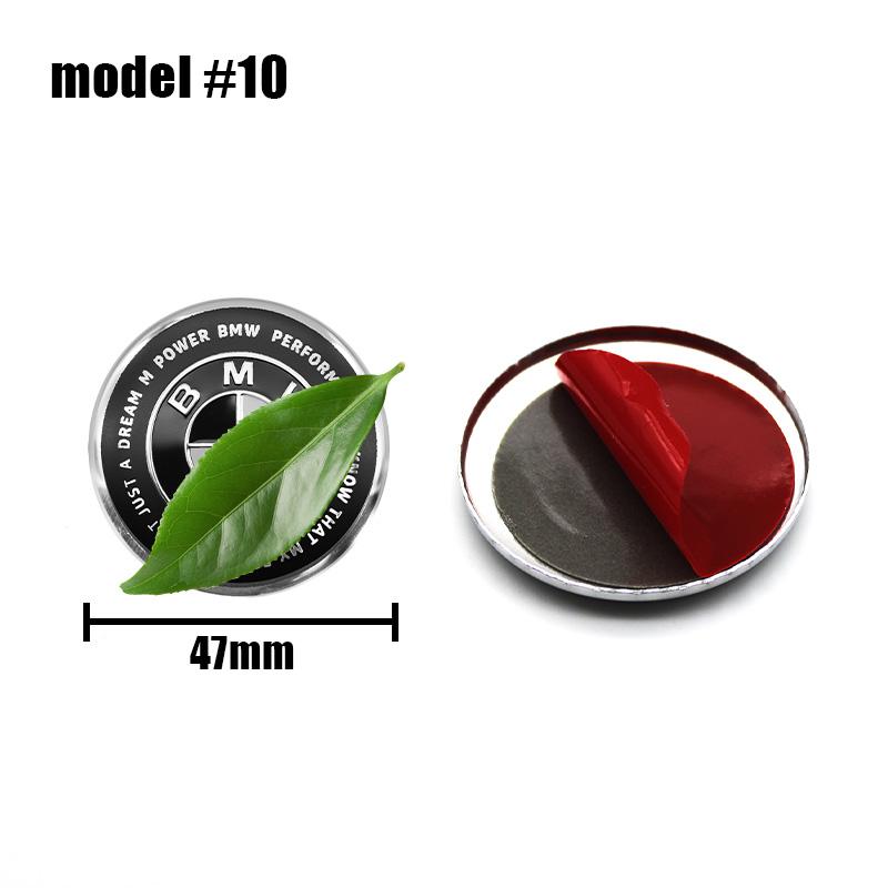 1Pcs 45mm 57mm 3D Car Steering Wheel Center Badge Sticker Auto Decal Accessory For BMW E60 E93 E87 G01 G20 X3 X5 F30 F20 E36 E46