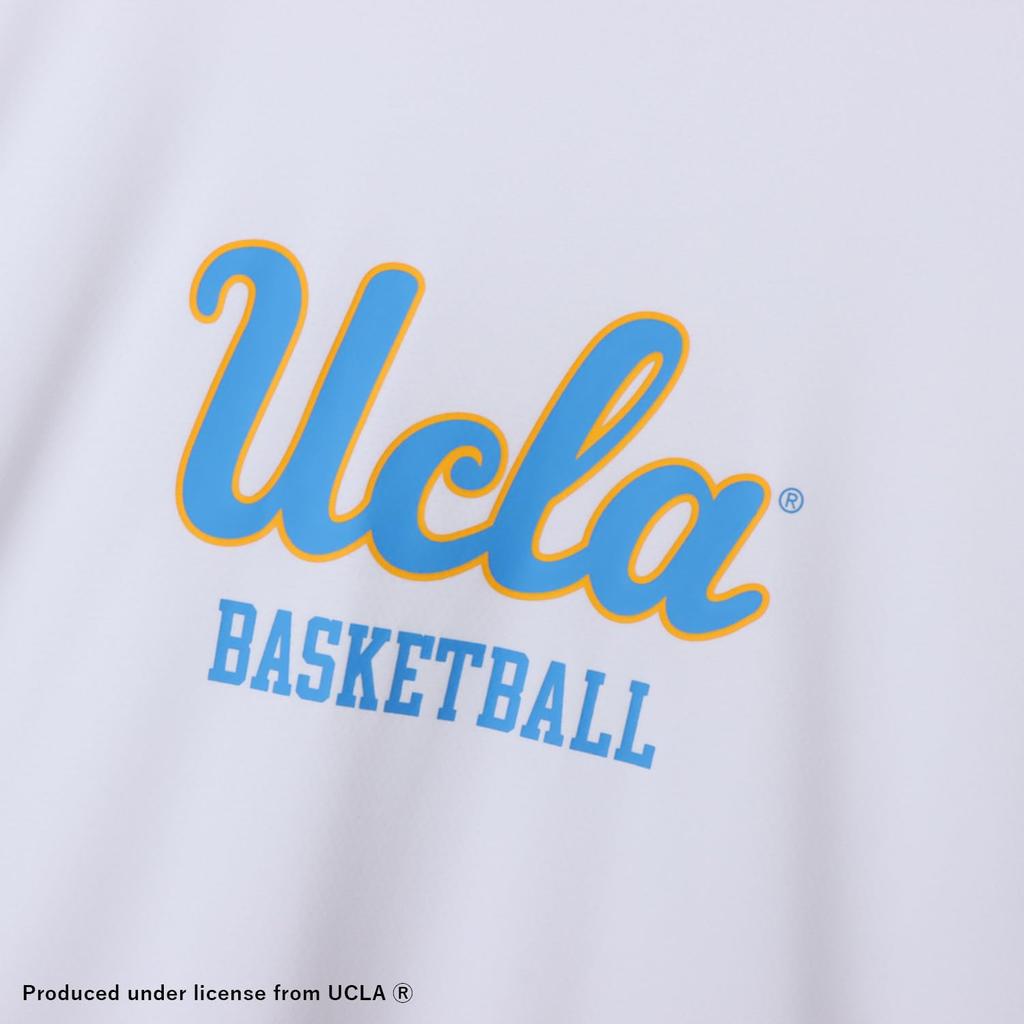 Champion Short Sleeve Basketball Size Size with a and Graphic Men's T-Shirt, S, White, C3-XB364, Sweat-Wicking, Quick-Drying, Anti-Stick,