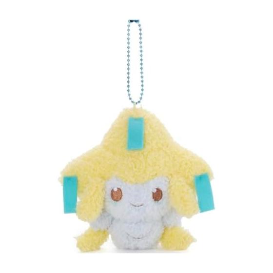 TAKARATOMY A.R.T.S Pocket Monster Pokemon Pokepiece Plush Toy Ball Chain Mascot Jirachi Plush Toy Height Approx. 13cm