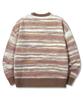 TRILLION Washable Multi-Color Gradient Crewneck Knit_Brown