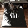 Powerful Football Crest Design Printed Office Carpet Chair Cushion  Entryway Rug, Rugs for Living Room, Bedroom Christmas gifts