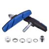 1Pair Durable Bicycle Silent Brake Pads Rubber+Metal Cycling V Brake Holder Pads  Riding Equipment