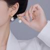 2024 French Pearl Stud Earrings: Elegant & Versatile, High-End Light Luxury Design for Women