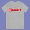 H Mart Unisexs Grey TShirt Size S3xl