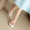 Thick-soled Thick-heeled Transparent Sandals for Women's Summer 2025 New Models, One-word Fashion Cool Slippers with Skirts, High-heeled Slippers