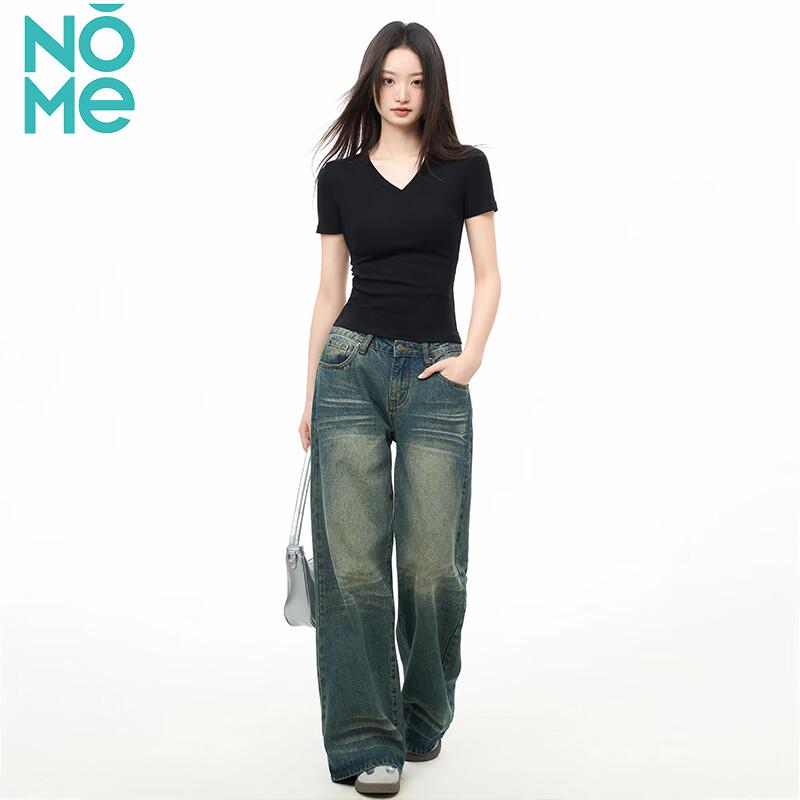 Women's Slim-Fit V-Neck Short Sleeve T-Shirt