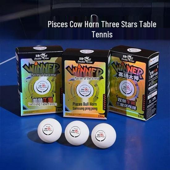 Double Fish WTT Paris Special V40+ Three-Star Table Tennis Ball
