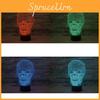 Whimsical 3d Touch Control Night Light Colorful Bedside Lamp Excellent For Birthday Presents