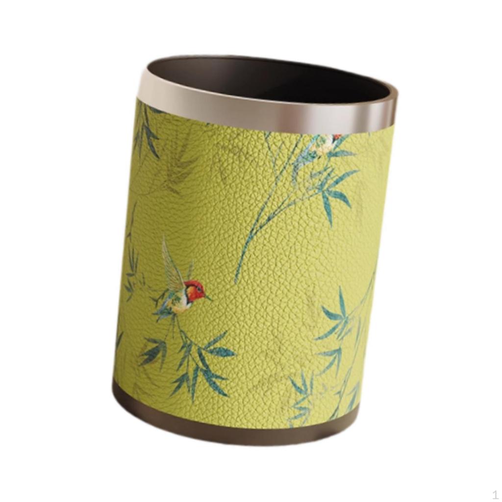Circular Trash Bin for Home Kitchen Bathroom Laundry Space