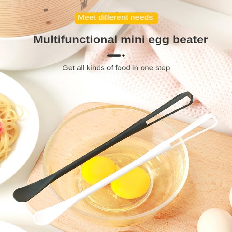 Multifunctional Hand Egg Beater Stirrer Baking Blenders Tool Double Head Whisk with Small Spoon Cream Stirring Stick