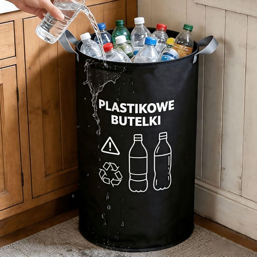 Foldable Collapsible Storage Bin Oxford Cloth Bottle Recycling Container Kitchen Classification