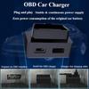 Premium Car OBD Charger Hub for Tesla Model 3/Y/X/S USB&Type-C Dual OBD2 Splitter Charger Dual Adapters Car & Phone Accessories